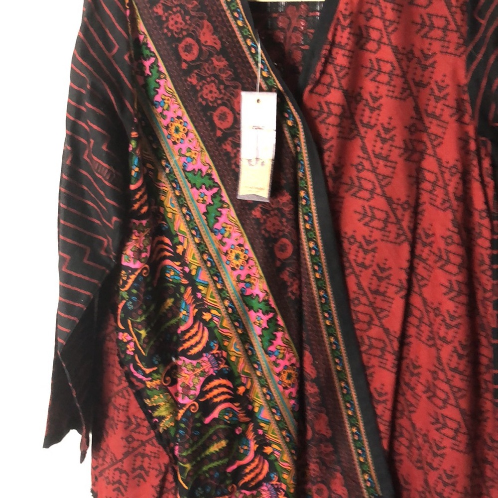 J Pret “Kurti “ colorful tunic/dress ? Beautiful detail NWT 14 (large) - Picture 3 of 9